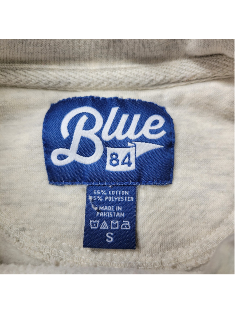 Park City Utah Sweatshirt Size S Gray Ski Moose Logo Blue 84 Crewneck Pullover - Picture 3 of 7